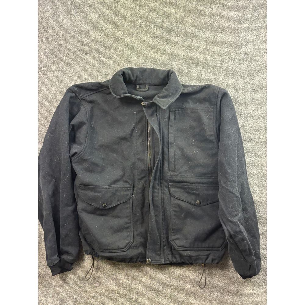 Vintage Filson Mackinaw Wool Cruiser Jacket Mens L Virgin Wool Full Zip Style 93